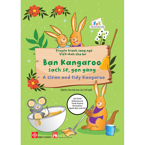 Bạn Kangaroo sạch sẽ gọn gàng