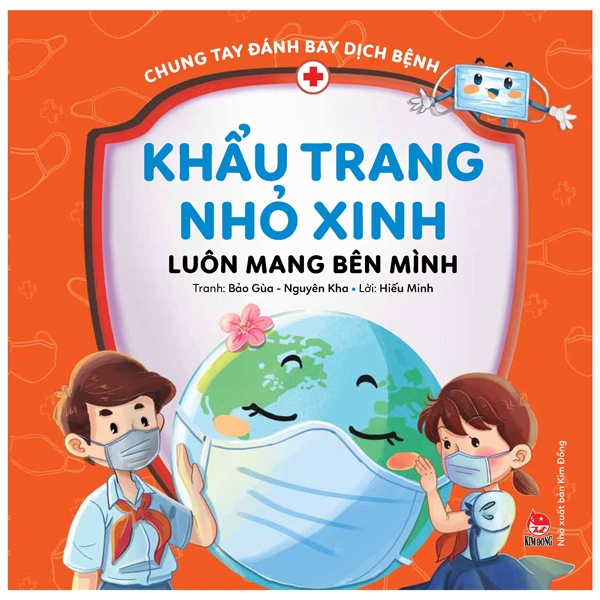 Bộ sách Chung tay đánh bay dịch bệnh - Khẩu trang nhỏ xinh luôn mang bên mình