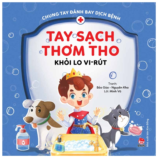 Bộ sách Chung tay đánh bay dịch bệnh - Tay sạch thơm tho khỏi lo virut