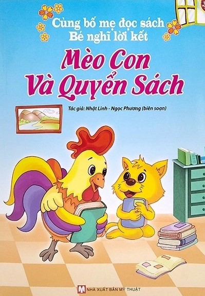 Mèo con và quyển sách